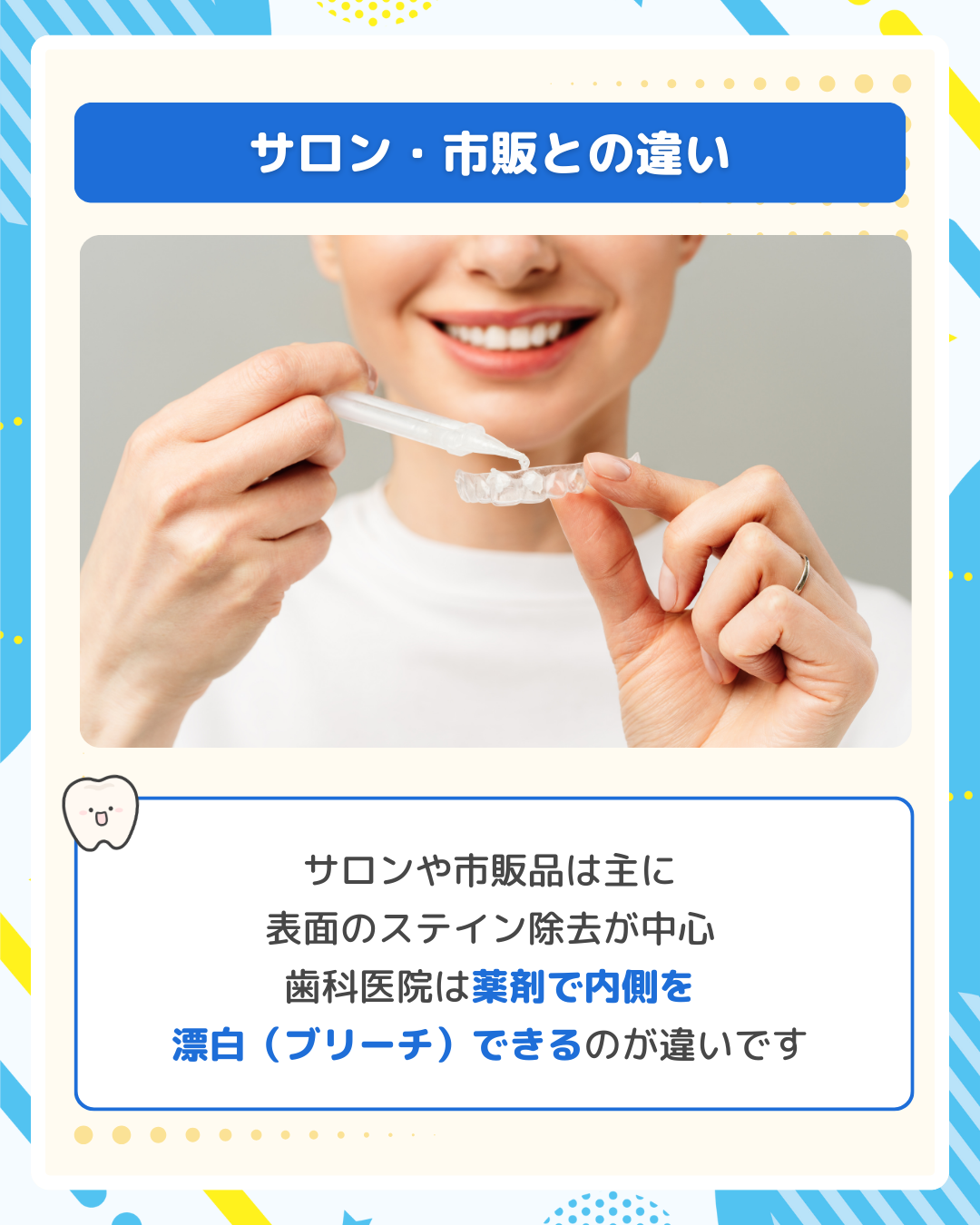 ホワイトニングのBefore/After写真